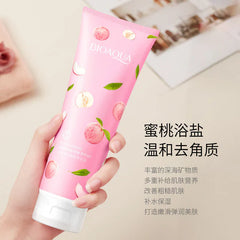 Bioaqua Peach Extract Body Wash Bath Sea Salt - 250gm Bioaqua