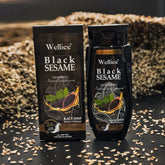 Wellice Black Sesame Shampoo Shiny Formula - 400ml Wellice