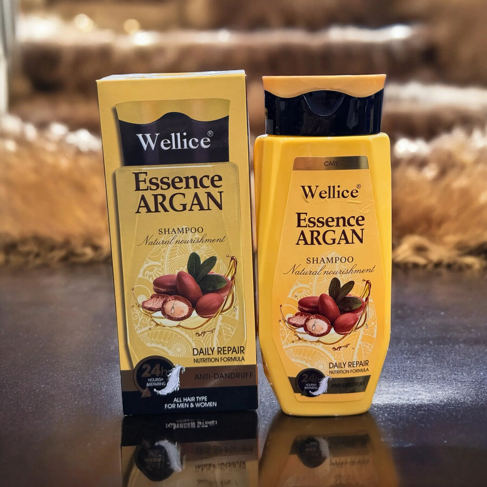 Wellice Argan Essence Shampoo Anti Dandruff Formula - 400ml Wellice