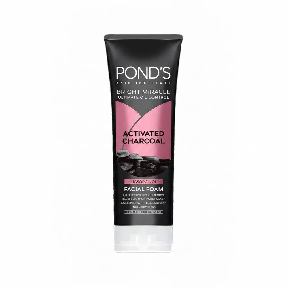 Ponds Bright Miracle Activated Charcoal Facial Foam - 50g Pond's