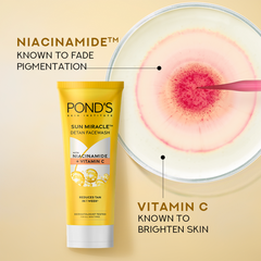 Ponds Sun Miracle Detan Face Wash 100g Ponds