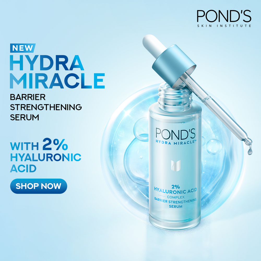 Ponds Hydra Miracle 2% Hyaluronic Acid Serum 15ml Ponds