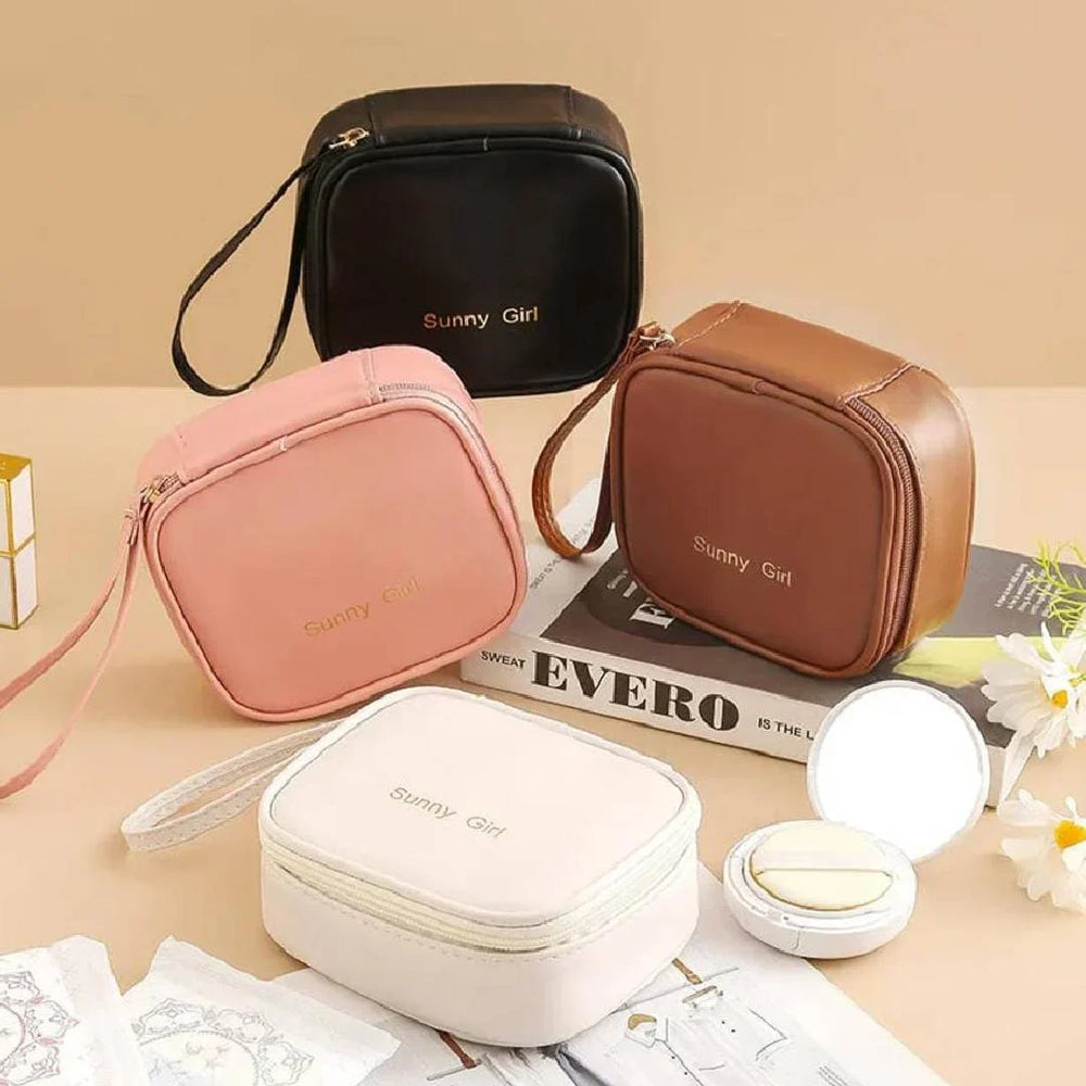 Portable Mini Bags PU Compact Cosmetic Organizer Cosmia