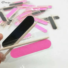 Professional Nail Cleaning Care Kit Double-sided Buffing Sanding Baby File With Stick Cosmia
