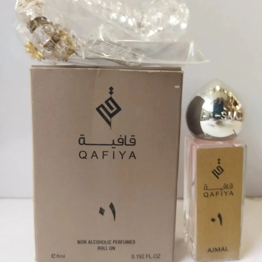 Qafiya Non Alcoholic Attar With Tasbeeh 6ml Qafiya