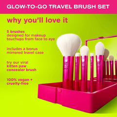 Vivid Escape Glow-To-Go Travel Brush Set Cosmia