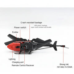 Rechargeable RC Helicopter Remote Controller Safe Fall-Resistant Cosmia.pk