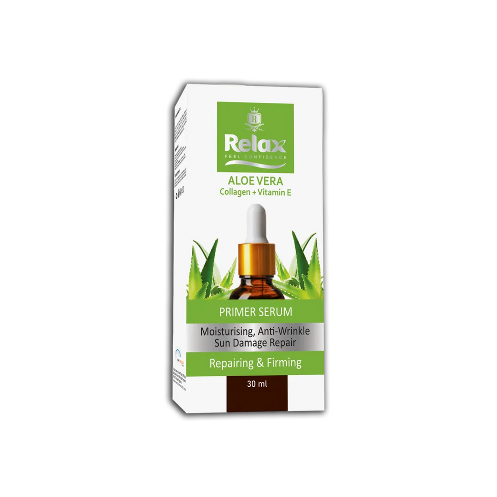Relax Aloe Vera Collagen + Vitamin E Face Serum - 30ml Relax