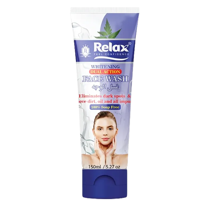 Relax Feel Confidence Whitening Dual Action Face Wash - 150ml Relax