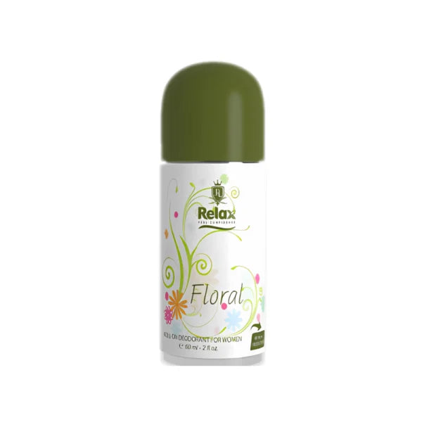Relax Floral Roll-On Deodorant for Women – 60ml Relax