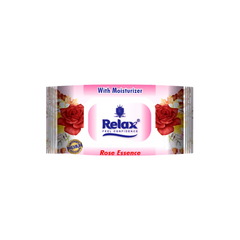 Relax Rose Essence Facial Wipes 72s Relax