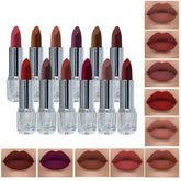 Romantic Bird Velvet Matte Lipstick Set - 12 Pcs Romantic Bird