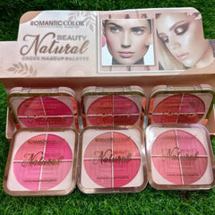 Romantic color 4 in 1 blushon Palette Each Romantic color