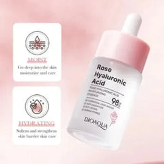 BIOAQUA Hyaluronic Acid Rose Face Serum - 30ml Bioaqua