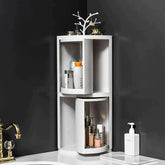 Rotatable Corner Bathroom Organizer Cosmia.pk