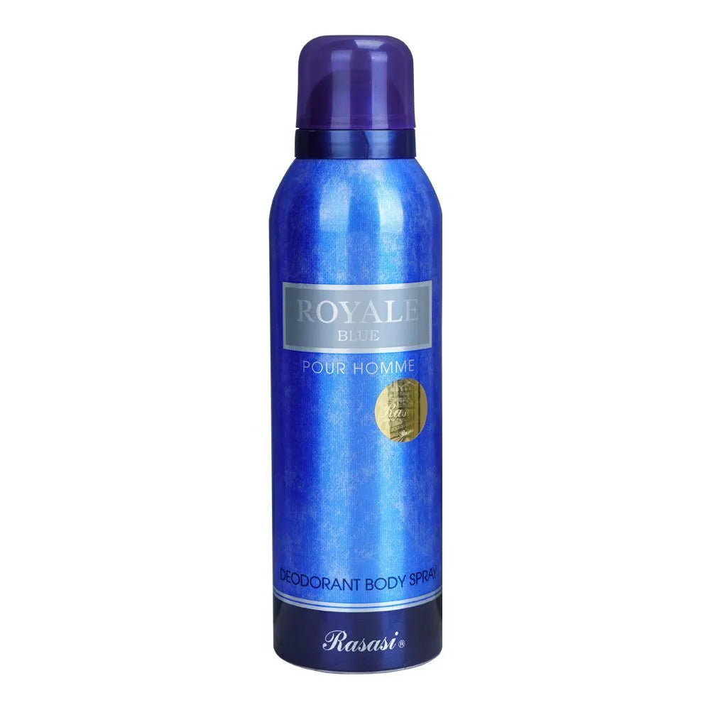 Rasasi Royale Blue Pour Homme Deodorant Spray For Men - 200ml Rasasi