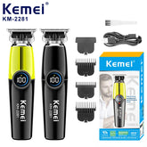 Kemei KM-2281 Electric Hair Clipper – Dual-Tone Stylish Design, USB Kemei
