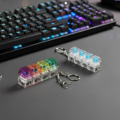Keyboard Fidget Stress Relief Keychain for Kids & Adults - 4Pcs Cosmia.pk