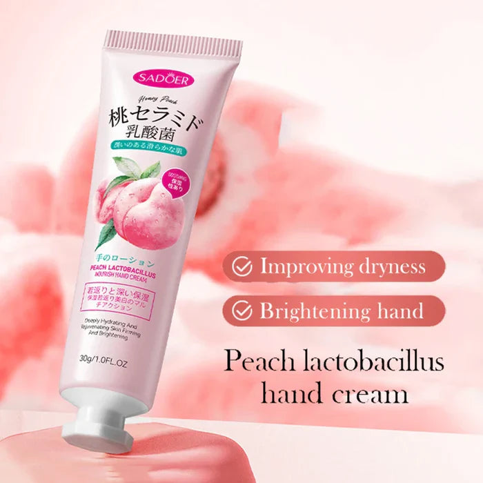 SADOER Peach Lactobacillus Hand Cream - 30gm Sadoer