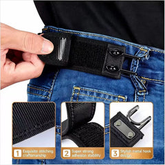 Buckleless Elastic Metal Hook Belts - 2Pcs Cosmia.pk