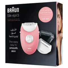 Braun SE 3440 Silk-Epil 3 In 1 Hair Removal Epilator Braun