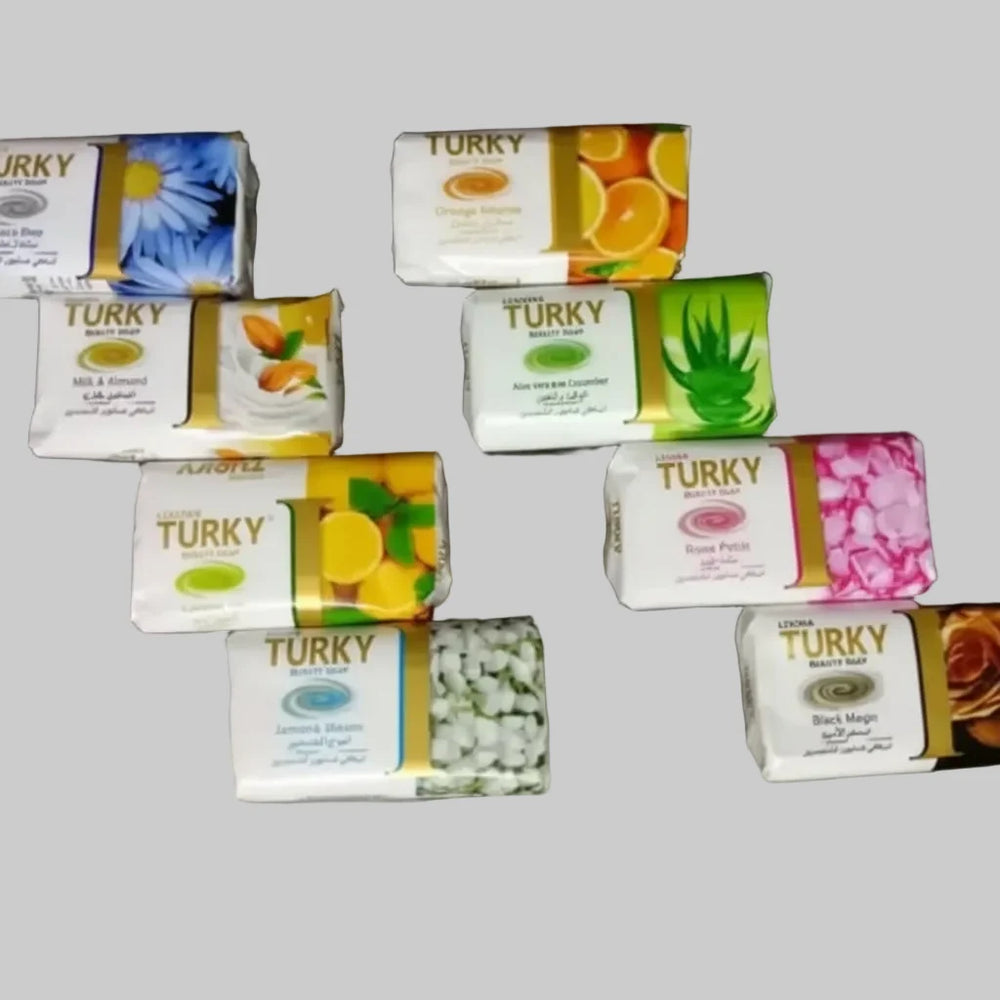Lexona Turkey Mixed Fragrances Bath & Beauty Soap - 6Pcs Lexona