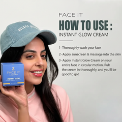 Face It by Zarpash Khan Instant Glow Cream - 50g Face It