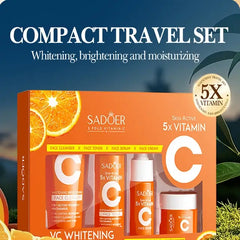 Sadoer 5x Vitamin C Whitening Travel Set of 4 Sadoer