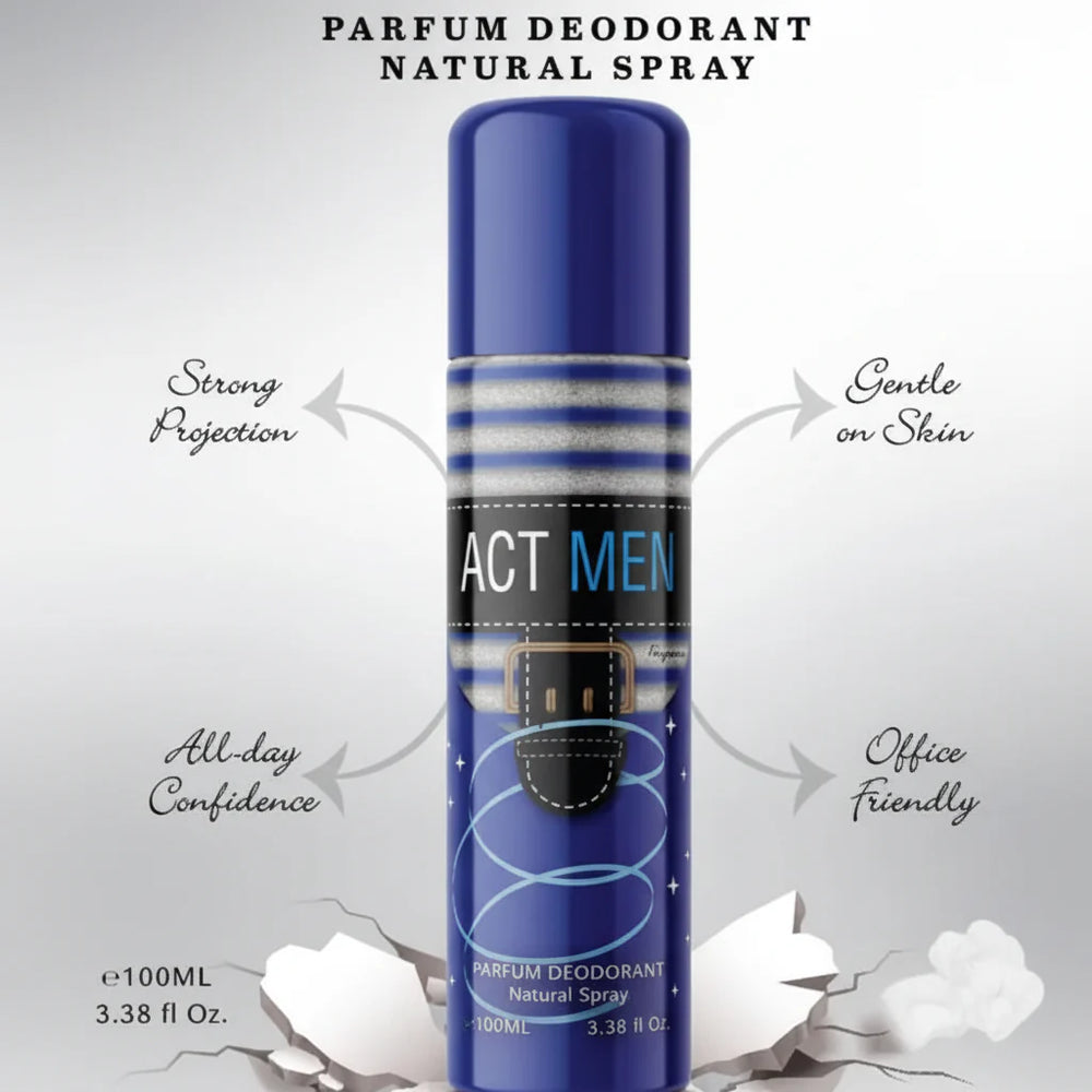 Shifan's Act Men Perfume Deodorant Natural Spray - 100ml Shifan's