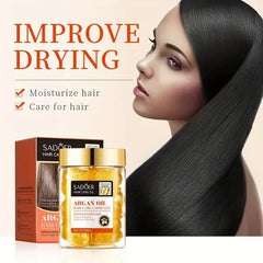Sadoer Argan Oil Hair Care Capsules For Repairing Damaged Dry Hair Sadoer