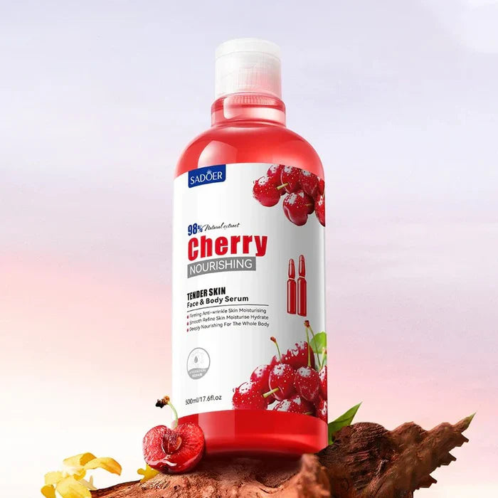 SADOER Cherry Smooth Skin Face & Body Serum - 500ml Sadoer