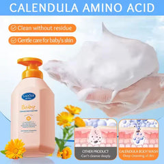 SADOER Baby Calendula Amino Acid Shampoo and Bath Gel - 600ml Sadoer