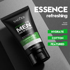 SADOER Men's Cool Oil Control Salicylic Acid Mud Cleanser - 100g Sadoer