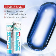 SADOER Sea Salt Baking Soda Toothpaste Oral Care Fresh Breath - 100g Sadoer