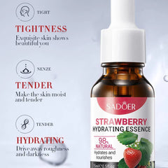 SADOER Strawberry Hydrating Essence Face Serum - 15ml Sadoer