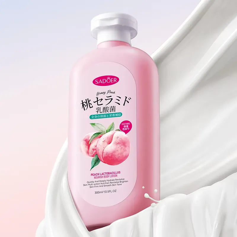 SADOER Organic Fruit Peach Body Lotion - 300ml Sadoer