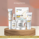 Bioaqua Set of 5 Rice Raw Pulp Skin Whitening Series Bioaqua