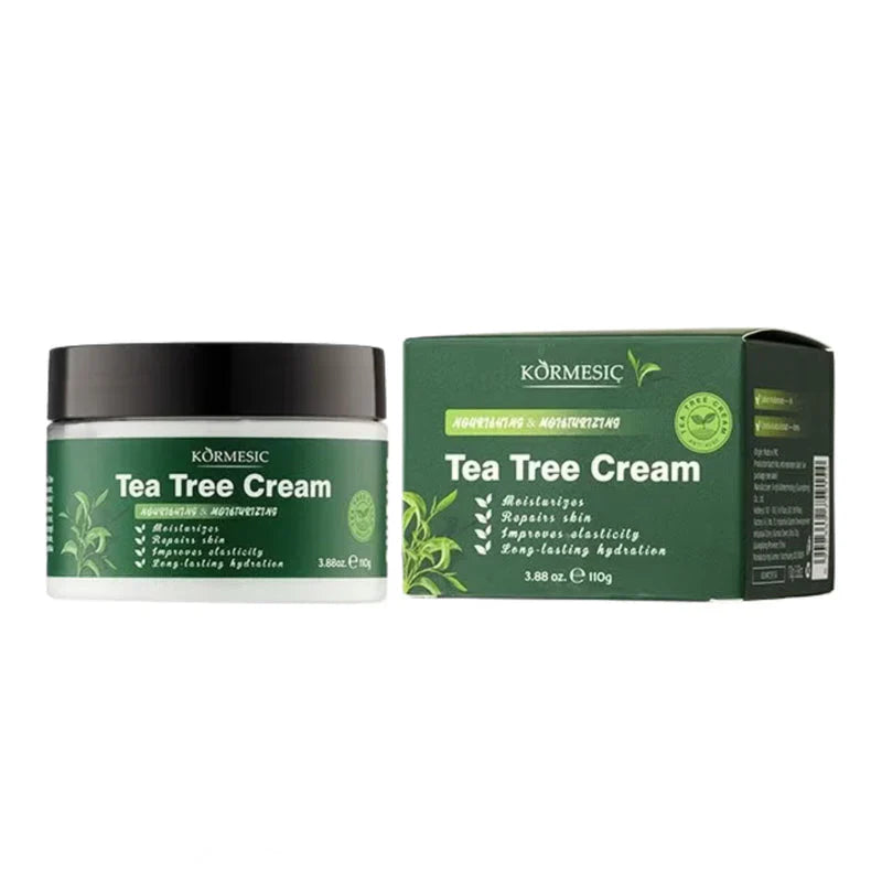 KORMESIC Tea Tree Face Cream - 110g | Hydrating & Oil Control, Lightweight & Nourishing Kormesic