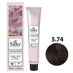 Silky 5.74 Hair Color – 100ml Silky