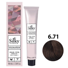 Silky 6.71 Hair Color – 100ml Silky