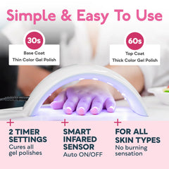 Original SUNUV SUN9c Plus 36W UV LED Nail lamp 18 LEDs SUNUV