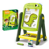 Artist Easel Drawing Board for Kids Dual Sided Magnetic with Painting Cosmia.pk