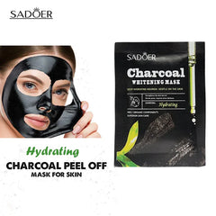 Sadoer Charcoal Whitening Face Mask – Pack of 10 Sadoer
