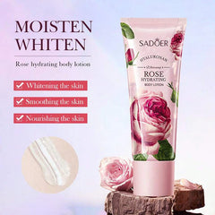 Sadoer Double Tube Hyaluronan Whitening Rose Hydrating Body Lotion - 100ml Sadoer