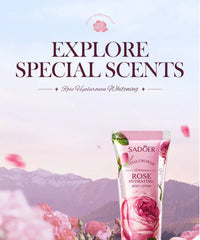 Sadoer Double Tube Hyaluronan Whitening Rose Hydrating Body Lotion - 100ml Sadoer
