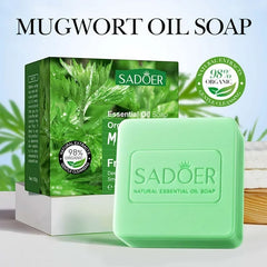 Sadoer Essential Oil Soap Organic Mugwort Conserve Fragrant Soap - 100g Sadoer
