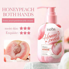Sadoer Honey Peach Vitamin E Petroleum Jelly Hand Cream - 150g Sadoer