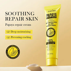 Sadoer Multi-purpose Repair Full Body Nourish and Smooth Papaya Repair Cream - 30g Sadoer