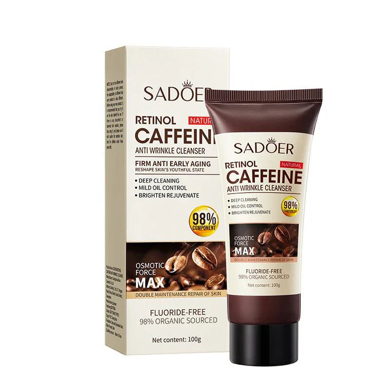 Sadoer Retinol Caffeine Anti Wrinkle Facial Cleanser - 100g Sadoer