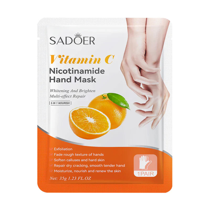 Sadoer Vitamin C Nicotinamide Whitening Hand mask - 35g Sadoer